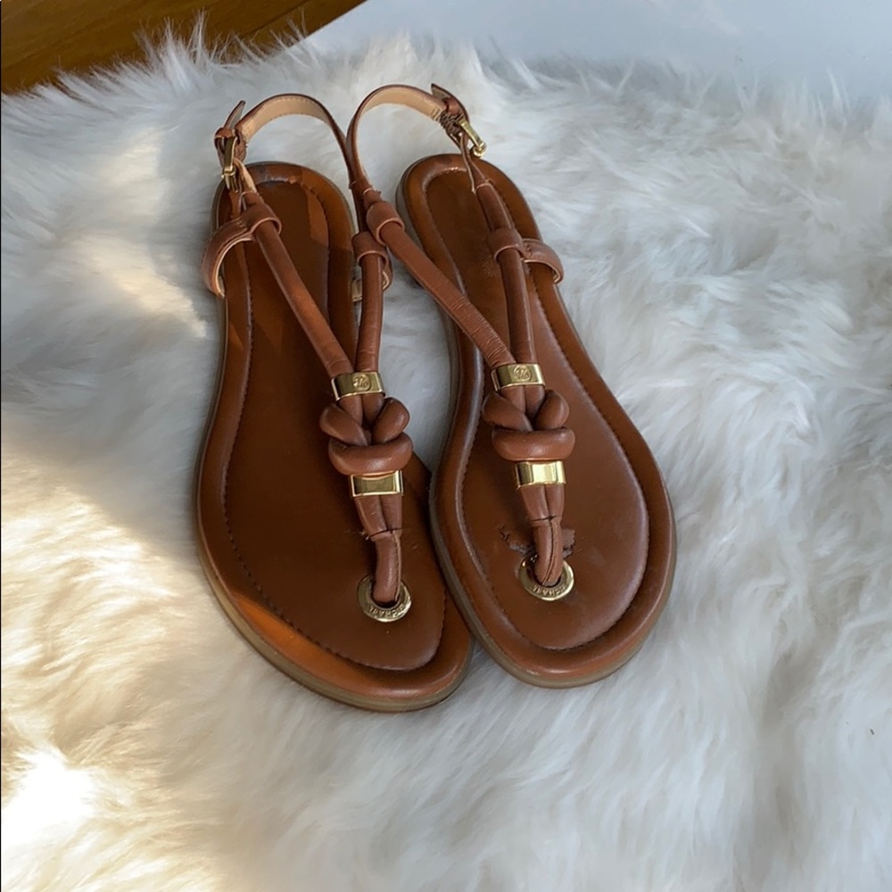 MK brown leather with Gold hardware size 5-5.5